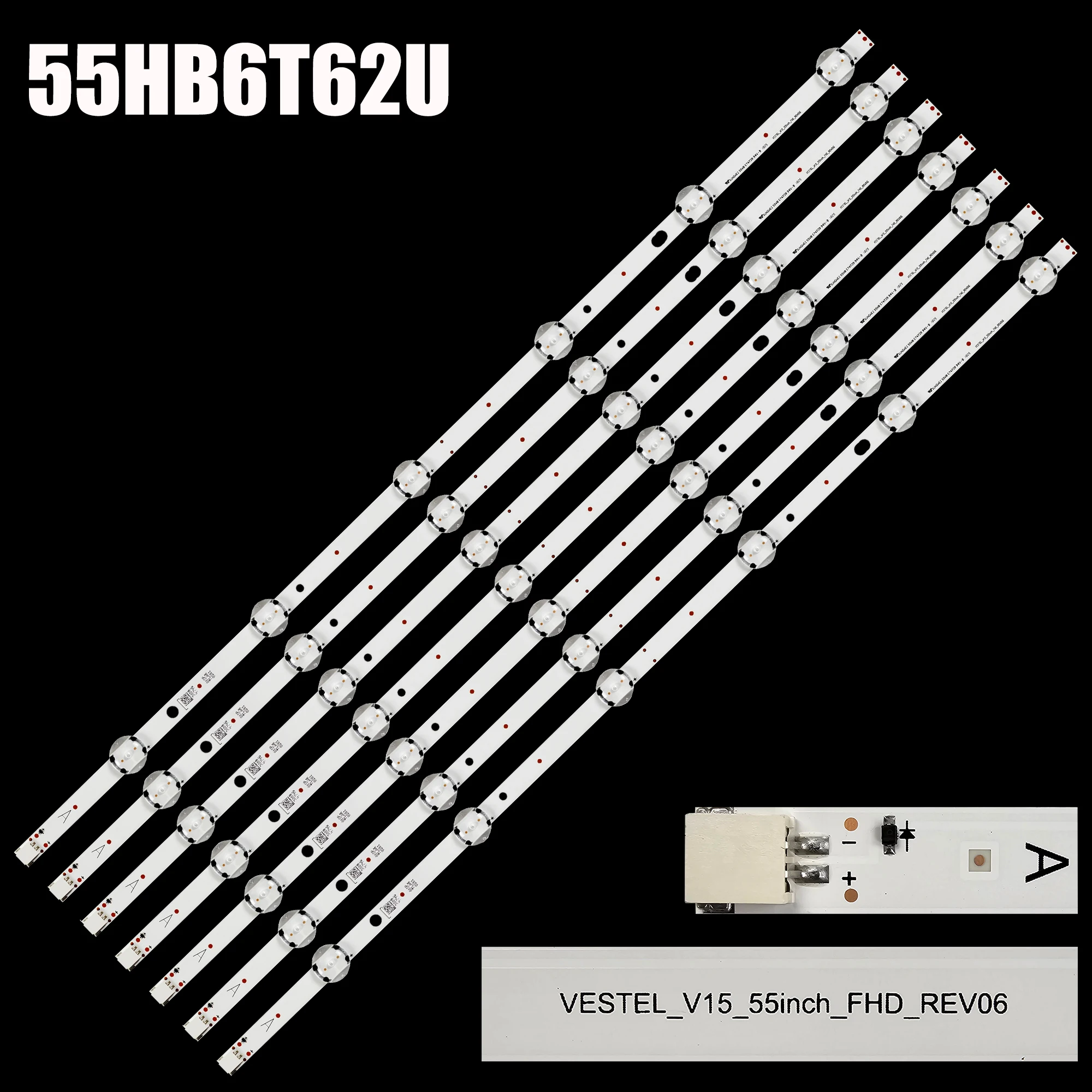 1/5/10 Kits LED Backlight For 55HL500 SVV550AJ9 55HL555 55HL560 55SCF7620 55R6520F 55HL650 55FA7300 55FB7300 55FD5000