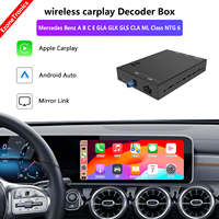 EzoneTronics Screen Upgrade kit Decoder Box CarPlay Android Auto Mirror Link for Mercedes Benz A/B/C/E/GLA/GLK/GLS/CLA/ML NTG 6