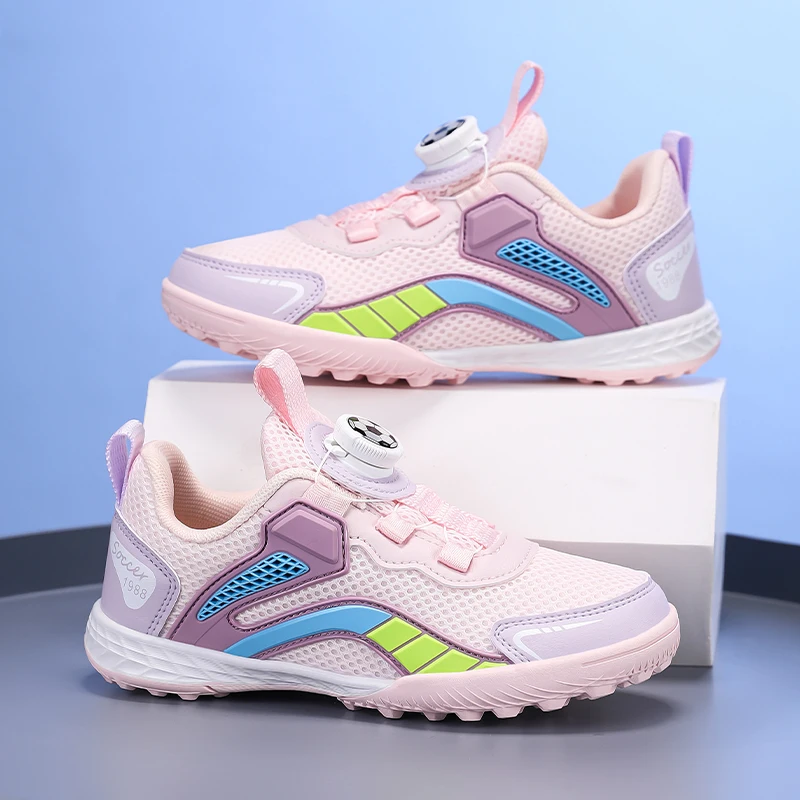 

Autumn Children Sneaker Girls Soccer Shoes New Low Top Kids Trainers Lightweight Non-slip Tennis Football Girls Sports Shoes