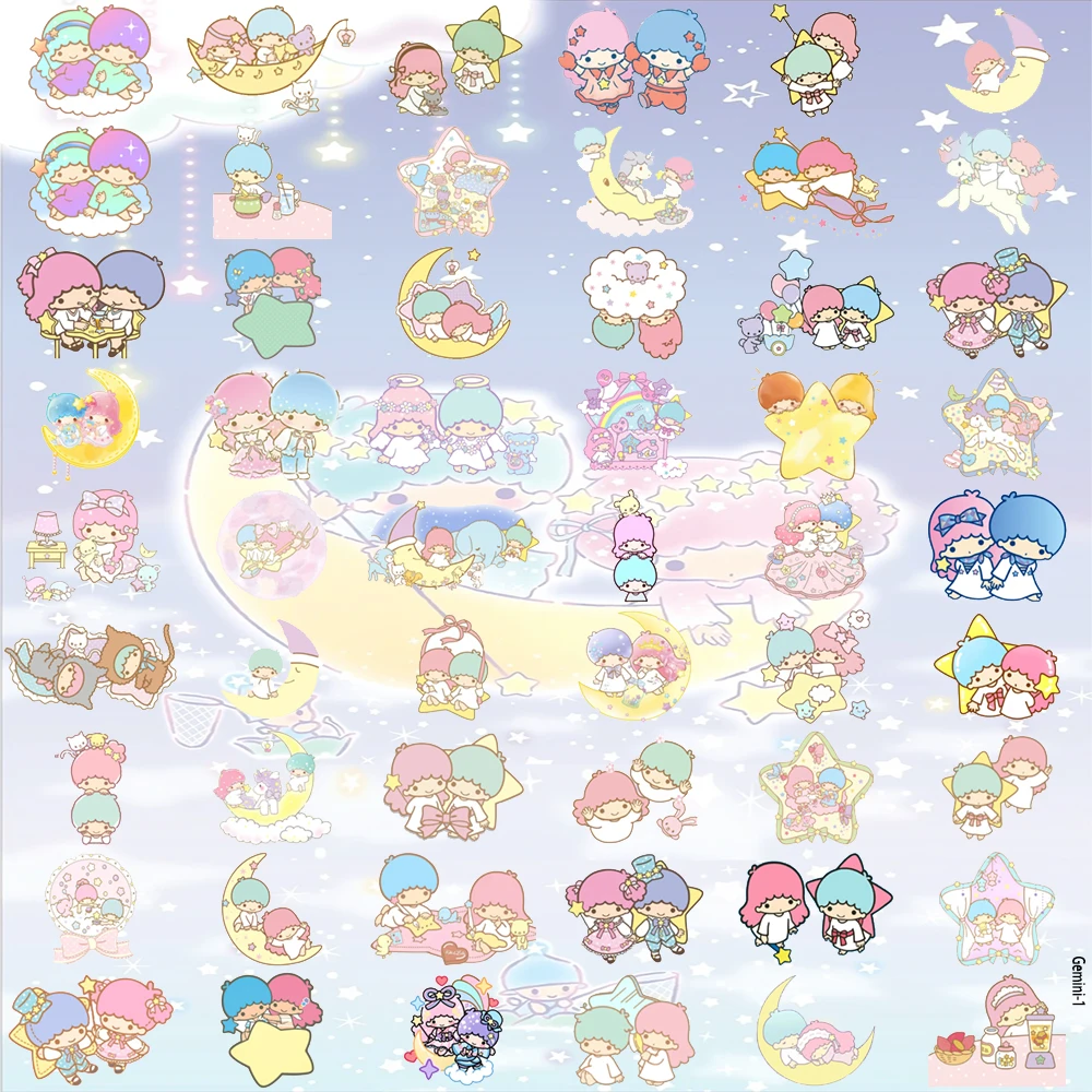 55개 일본 귀여운 쌍둥이자리 주변 캐릭터 스티커 DIY 기타 여행가방 스티커