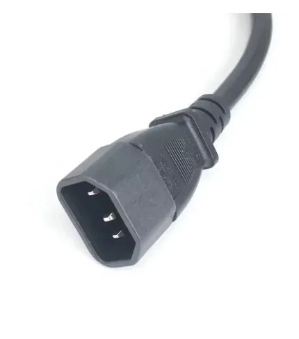 IEC 320 C Male Plug to 3XC13 Female Y Type Splitter Power Cord, C14 to 3 x C13