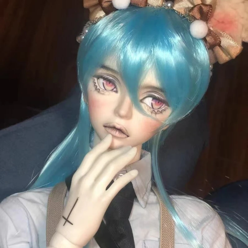 วิกผมตุ๊กตา 1/3 1/4 1/6 1/8 สำหรับตุ๊กตา BJD SD ขนาด 60/45/30 ซม. ของเล่นแต่งตัวเล่นบ้าน ทรงผมรูปแมงกะพรุน อุปกรณ์เสริมตุ๊กตา (ไม่รวมตุ๊กตา)