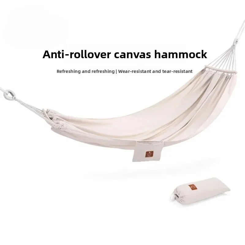 Outdoor hammock swing anti-rollover camping picnic travel net bed dormitory chair