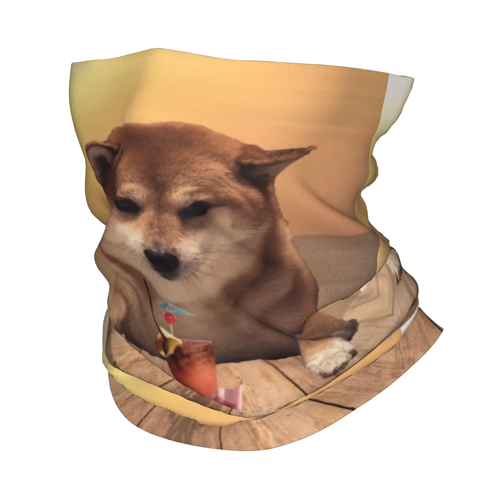 مخصص Cheems في عطلة باندانا الرقبة الجراب يندبروف الوجه وشاح غطاء النساء الرجال شيبا Inu دوجي أغطية الرأس أنبوب بالاكلافا