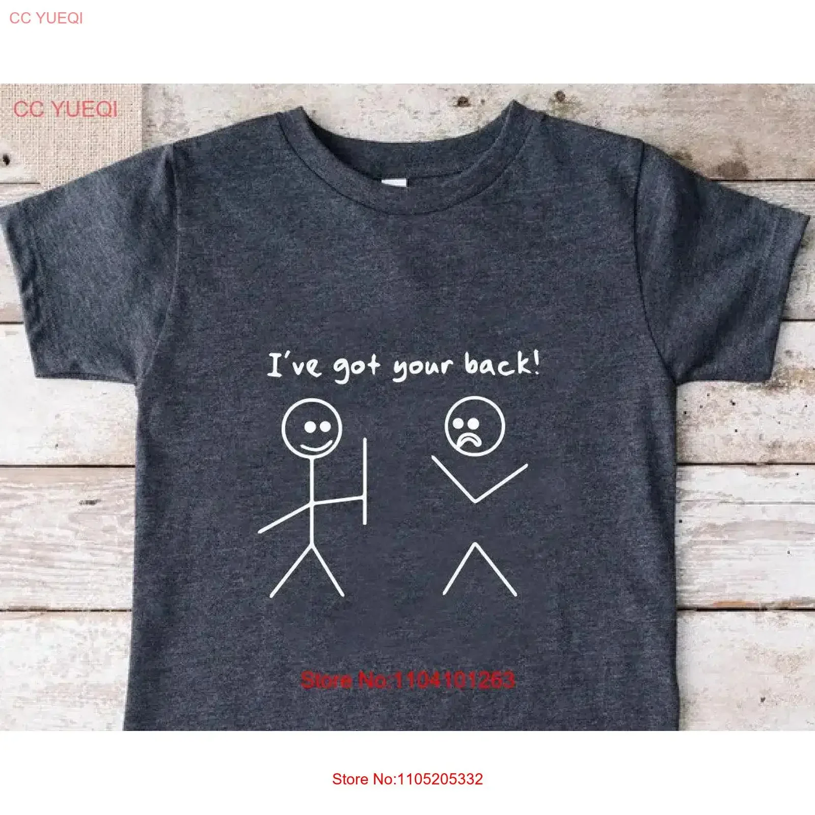 Supportive Friends T Shirt Funny Kids Got Your Back Encouragement Best Friend Birthday For vintage Washed Slightly homme Soft