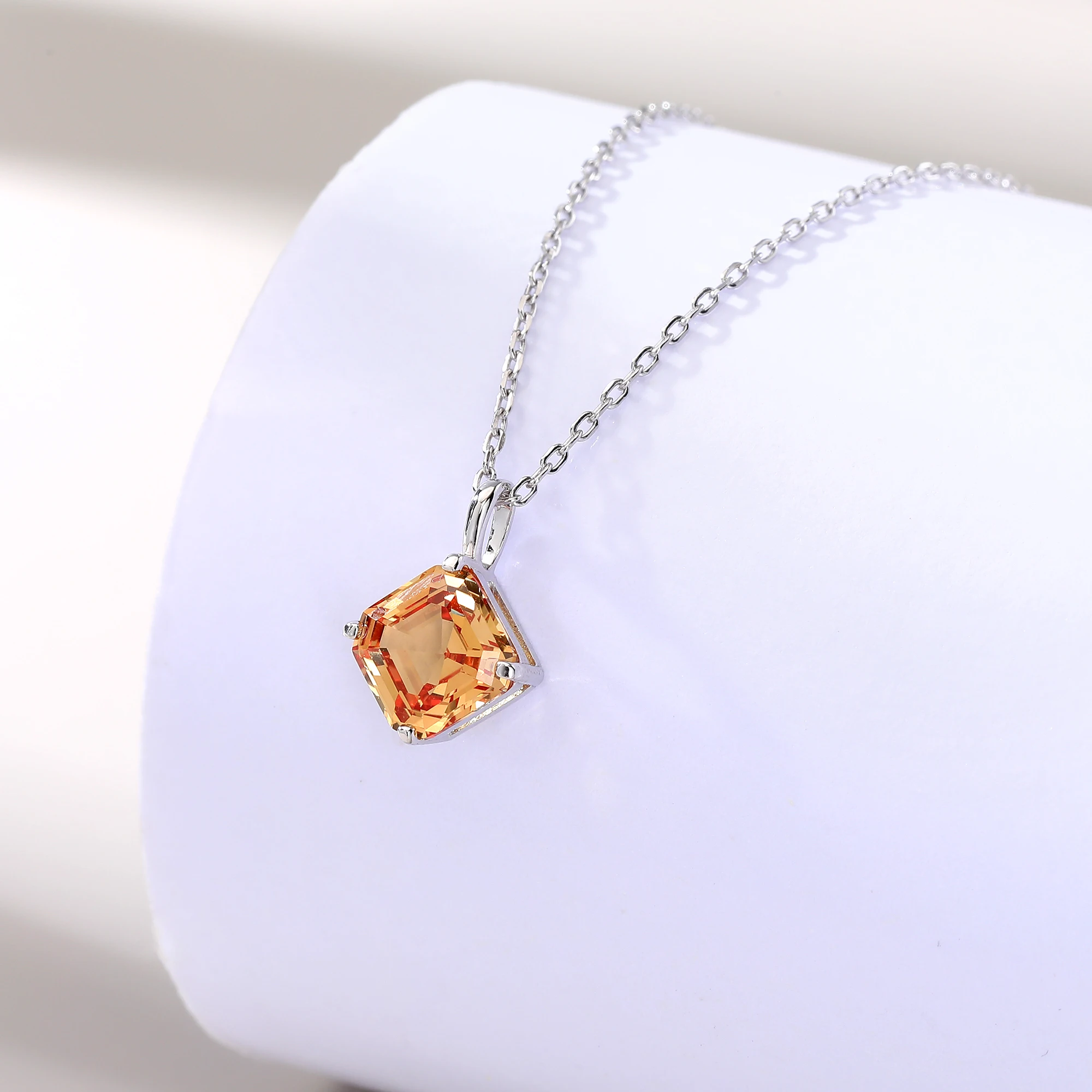 Bezel-Set Diamond-Shaped Small - Bezels Set Pendant review and price