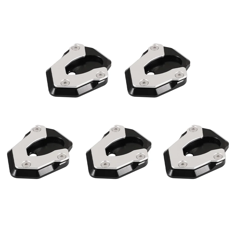 

5X подставка для ног, боковая подставка, удлинитель, опорная пластина для Kawasaki Z400 Z650 Z900 Ninja 250/300 650 Er-6N (черный)