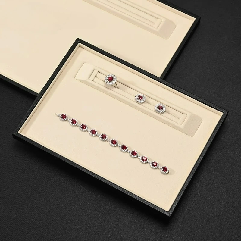 Jewelry storage tray, rings, necklaces, earrings, multifunctional jewelry display tray