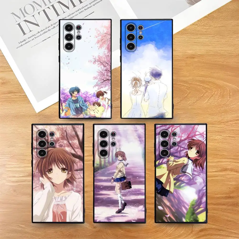 

Anime Clannad Phone Case Skin-Friendly Soft TPU Case Compatible With Samsung S21/S22/S23/S24/S25 FE/Plus/Ultra