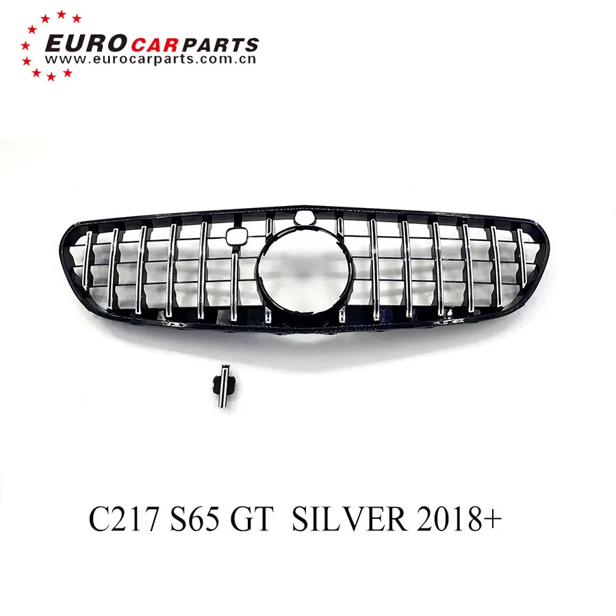 2014-2020 Style Car Turning Grilles Mesh Cover Wholesale Accessories Manufacturers Auto Grill S Class C217 S65 GT Style