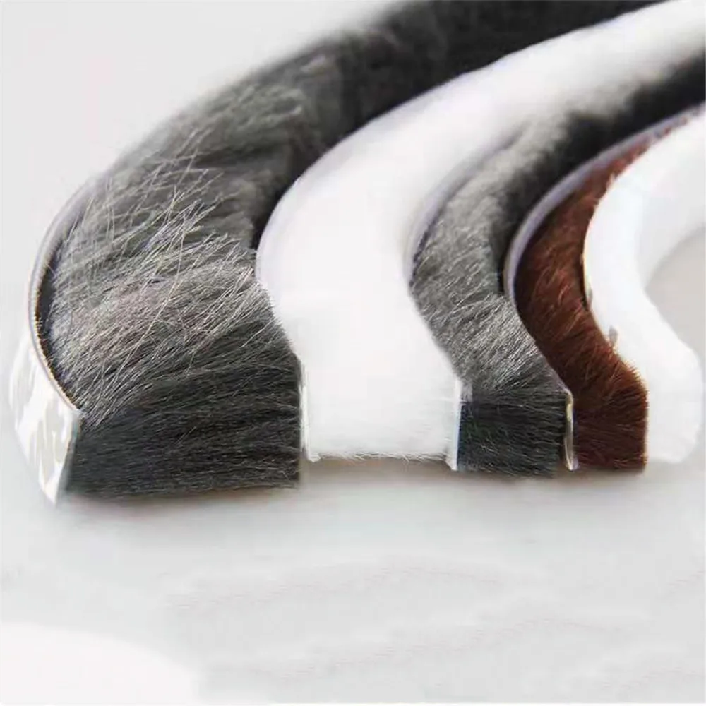 

Adhesive Felt Draught Excluder Wool Pile Weatherstrip Sliding Door Window Brush Seal 9 x 5mm 9mm 15mm 23mm Gray White Brown