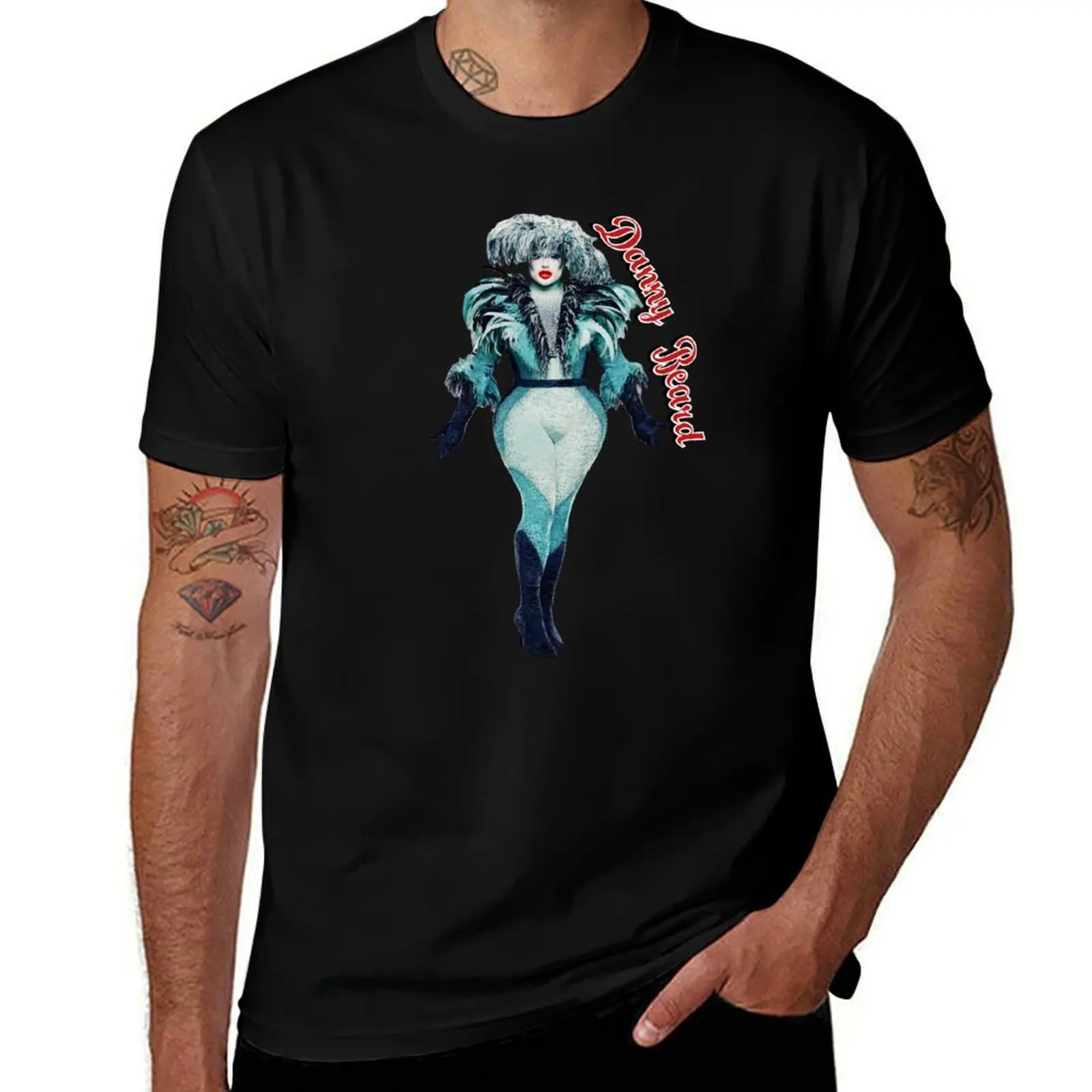 Danny Beard drag race T-Shirt Basic Comfort Fit for Men T-Shirt