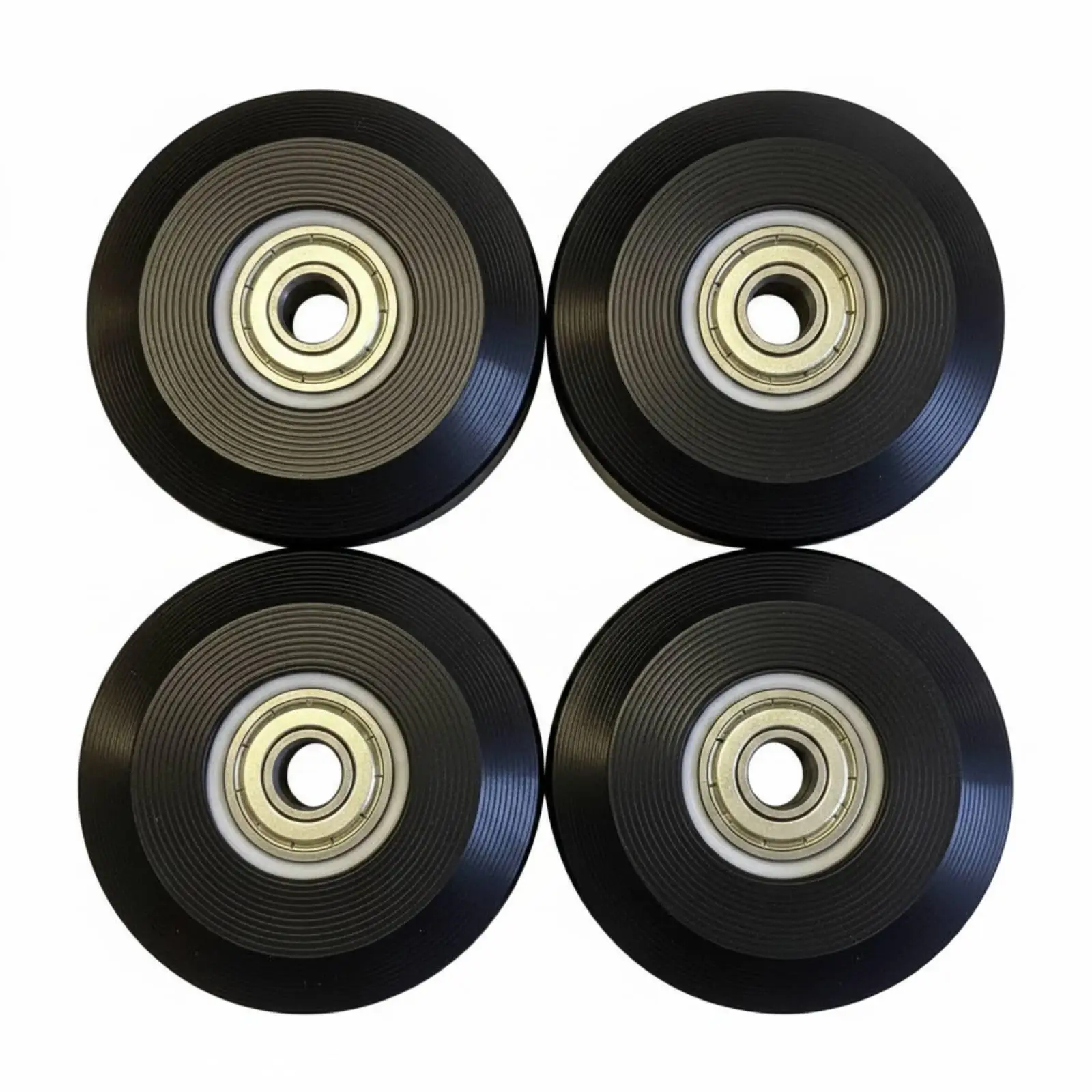 58 Mm Silent Casters Quiet Pilates Reformer Smooth Rolling Silent Roller Wheel for Home Gym