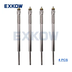 4 PCS Glow Plug Heater for Mitsubishi Pajero Montero Sport Challenger II Triton L200 IV 2005- 4D56 4M41 Diesel 1820A009 1820A006