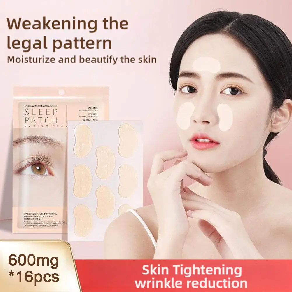 Forehead Line Removal Patch Nasolabial Folds No Essence Patch Wrinkle Patches Care Face Anti-aging Moisturizng Face Skin J7t9