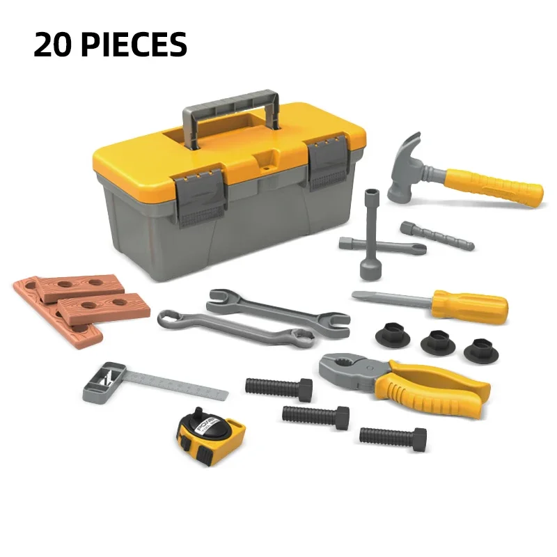 Gesimuleerde Reparatie Tools Speelgoed voor Jongen Meisjes Rollenspel Elektrische Boor Fantasiespel Toolbox Kit Kinderen Toolkit Speelgoed Geschenken