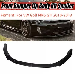 Maxton Stil Araba Ön Tampon Splitter Dudak Difüzör Vücut Kiti Spoiler Guard Için Golf 6 MK6 GTI GTD 2008 2009-2012 2013