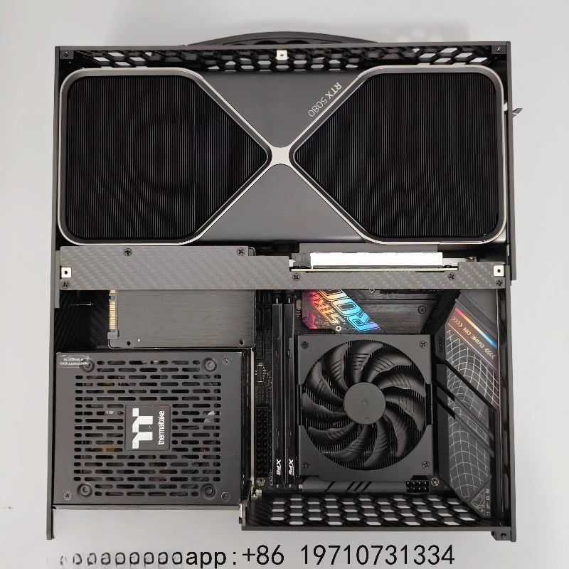 S59 S60 Tile ITX Mini Portable 6L Small Chassis SFX Power Supply Triple Fan Graphics Card