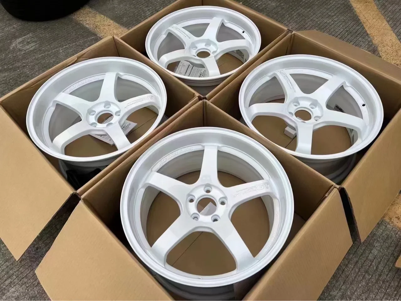 Factory Customized 17x7.5 18x8 18x9 4x100 5x100 5x114.3 Aluminum Alloy Wheels Car Alloy Wheel Rims