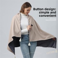 Cloak Warmer Blanket USB Heating Washable Heating Shawl Warmer Blanket Electric Blanket Shawl