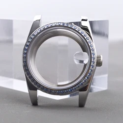 36mm Women‘s Watchcase Diamonds Case Sapphire Glass Stainless Steel for Datejust Fit NH35 NH36 Movement Watch Parts NH35 Case