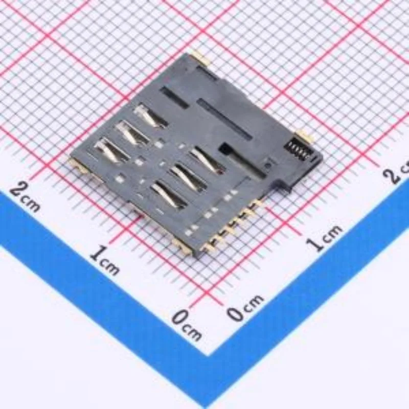 (20-100pcs) SMC-202-6 SMD 100% Original In Stock SIM MicroSIM 1.35mm