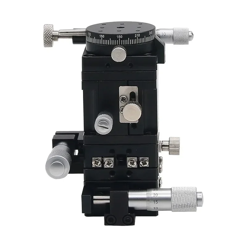 40x40mm Crossed Guide Rail 4-Axis Micrometer Linear Stage Manual Linear Stage