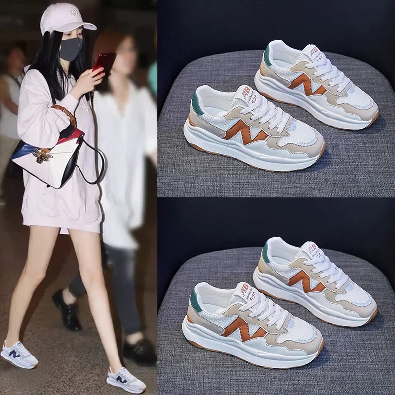 Women Sneakers Breathable Trainers Shoes Ladies Sport Mesh Sneakers Woman Flat Shoes Lightweight Soft Sole Footwear Tennis Shoes