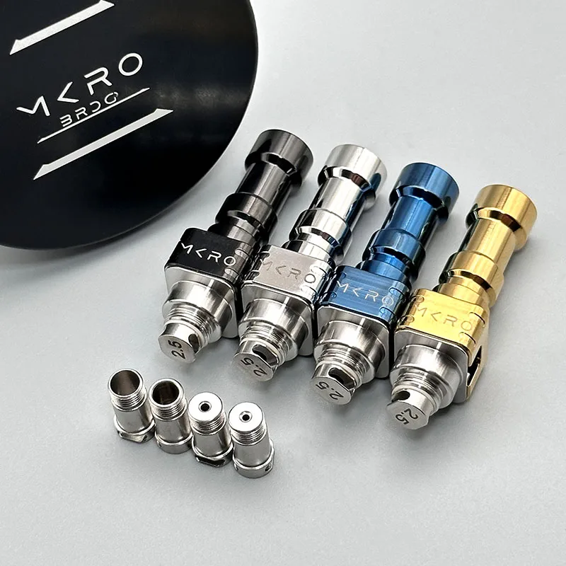 

Vape Kontrl Mkro Восстанавливаемый MTL/DL RBA Bridge 316ss бак с воздушным штифтом 1,0/1,2/2,5/3,0 мм для заготовок/BB/Boro Mod
