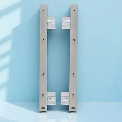 1Pair Keyboard Tray Slides Heavy Duty Steel Adjustable Keyboard Rails Low Noise Smooth Slide for Office Furniture Desk Rail Rack