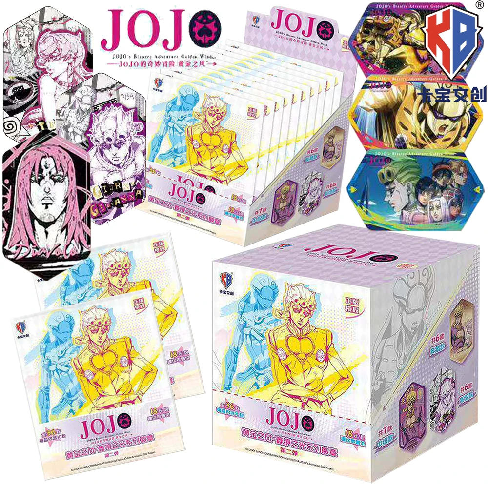 

KABAO Official JoJo's Bizarre Adventure Japanese Anime Popular Characters Exquisite Craftsmanship Badge Accessories Table Toys
