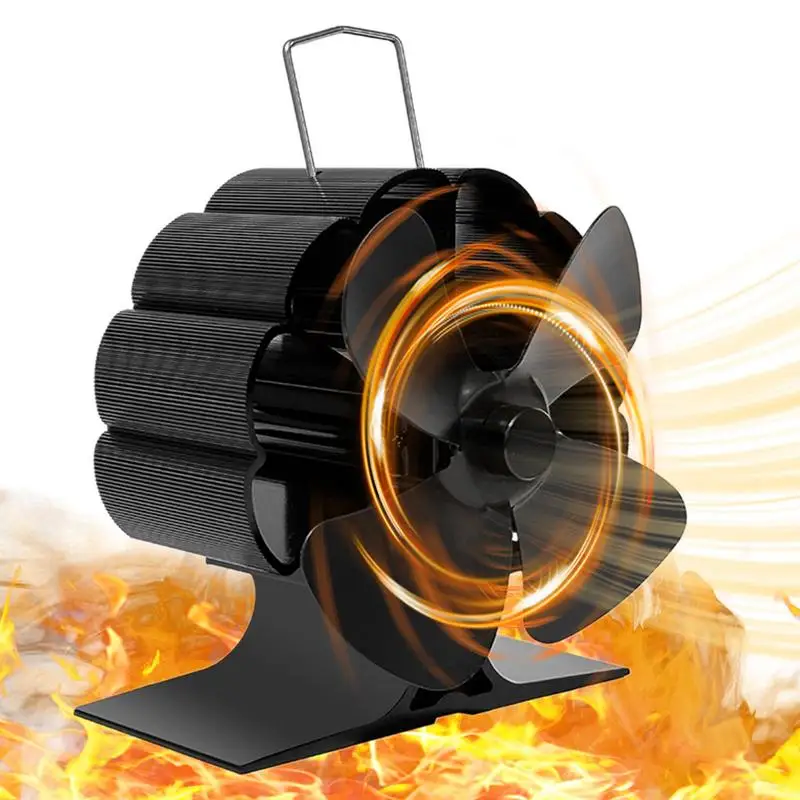 

Heat Powered Fan Quiet Operation Eco Fireplace Fan Non Electric Quiet Eco Friendly Heat Powered Stove Fan For Wood Burning