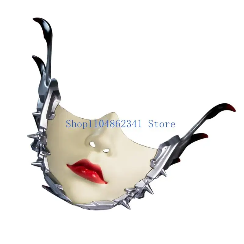 5asd Halloween Masker Mechanisch Vleugel Half Gezichtsmasker Mechanisch Masker Voor Vrouwen Mannen Halloween Maskerade Halloween