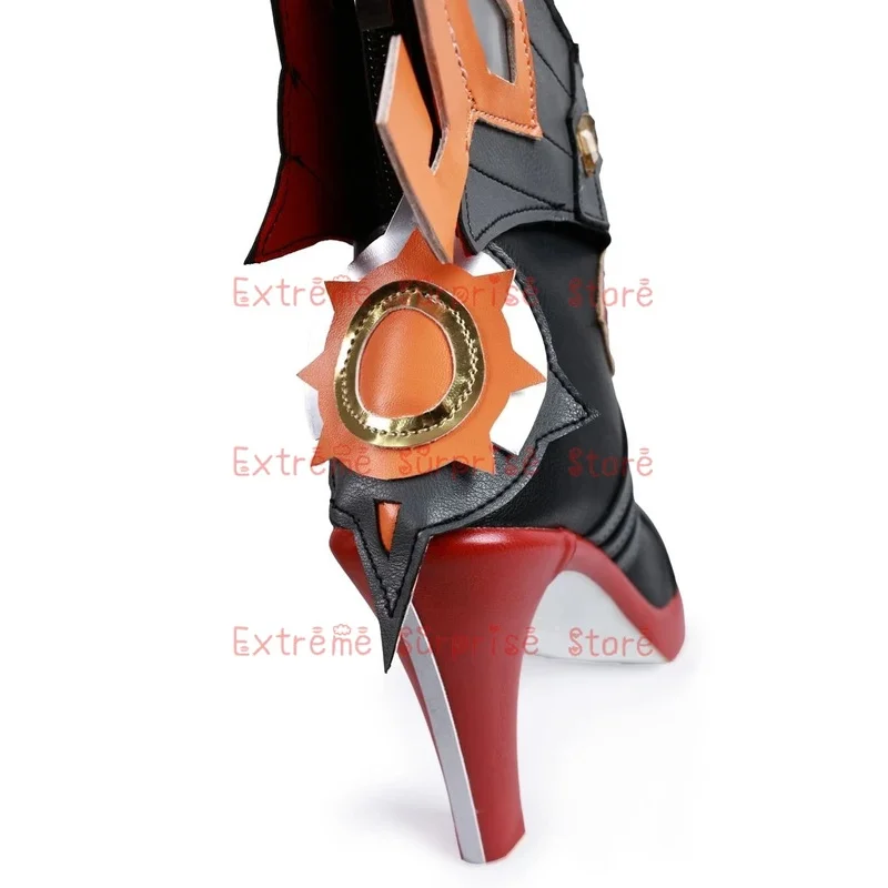 SN5536-43 Taglia IN MAGAZZINO Mavuika Scarpe Cosplay Genshin Impact Mavuika Cosplay Tacchi alti Mavuika Scarpe Cosplay Prop $ 5Q @ 1