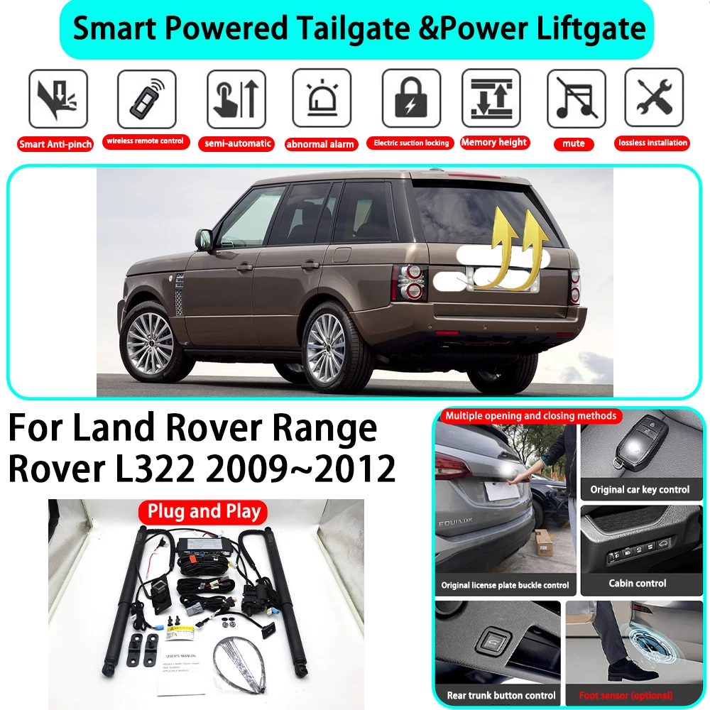 

for Land Rover Range Rover L322 2009~2012 OEM Smart Automatic Powered Tailgate Electric Power Tailgate Lift Kit Key Close