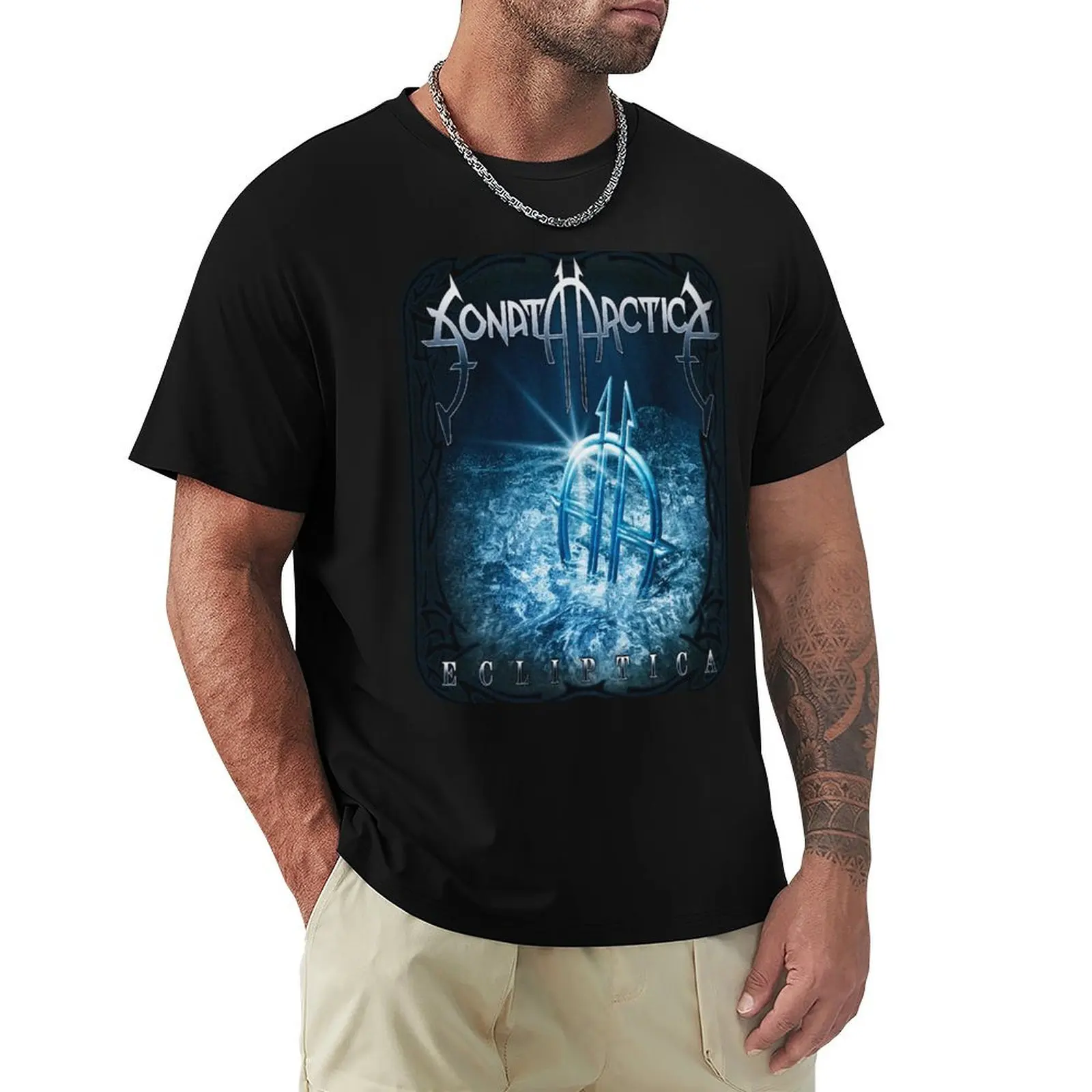 Sonata Arctica - Ecliptica T-Shirt Casual Lightweight Short Sleeve Top