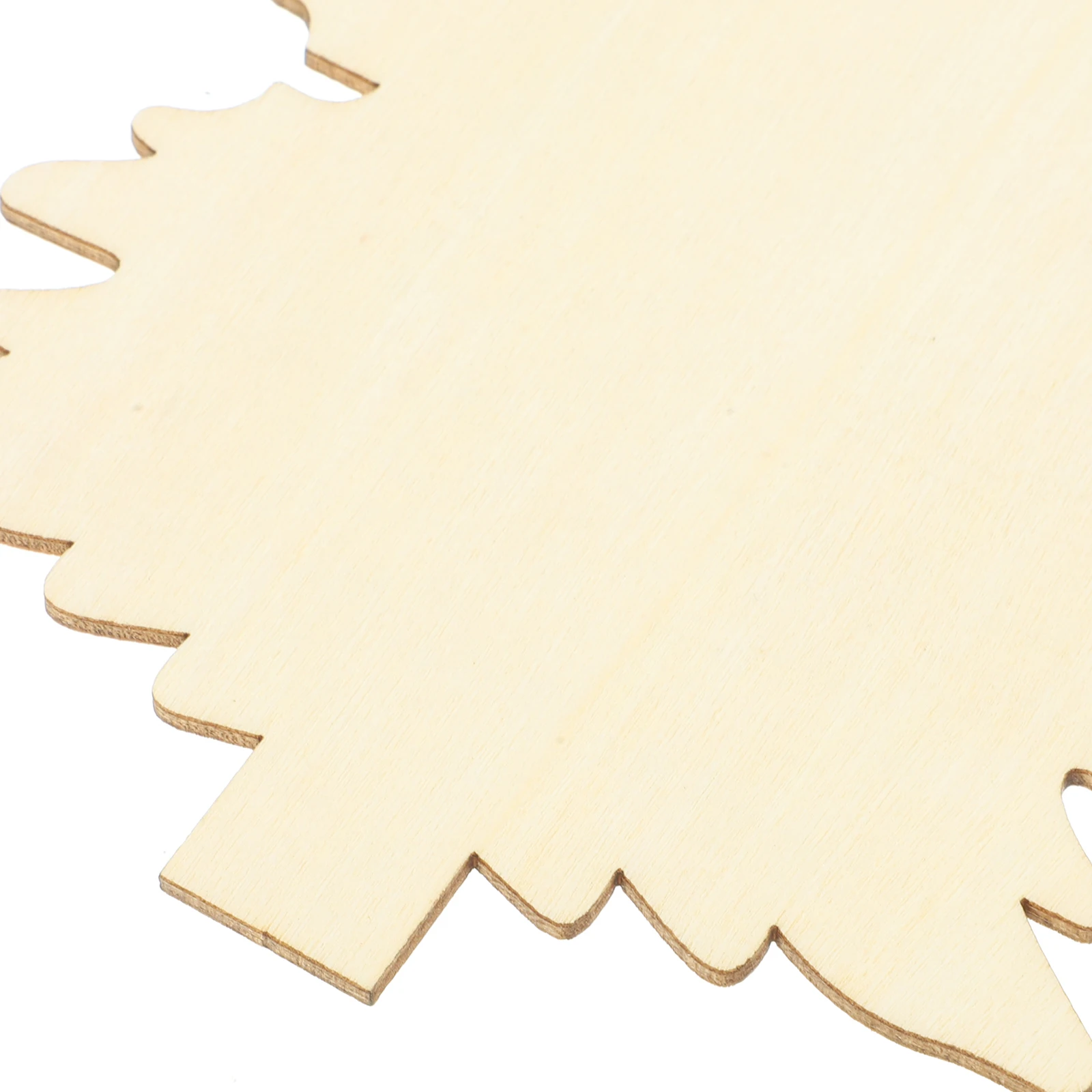 

10 Pcs Wooden Christmas Baubles Drawing Pendant Graffiti Unfinished Slices Blank Chips