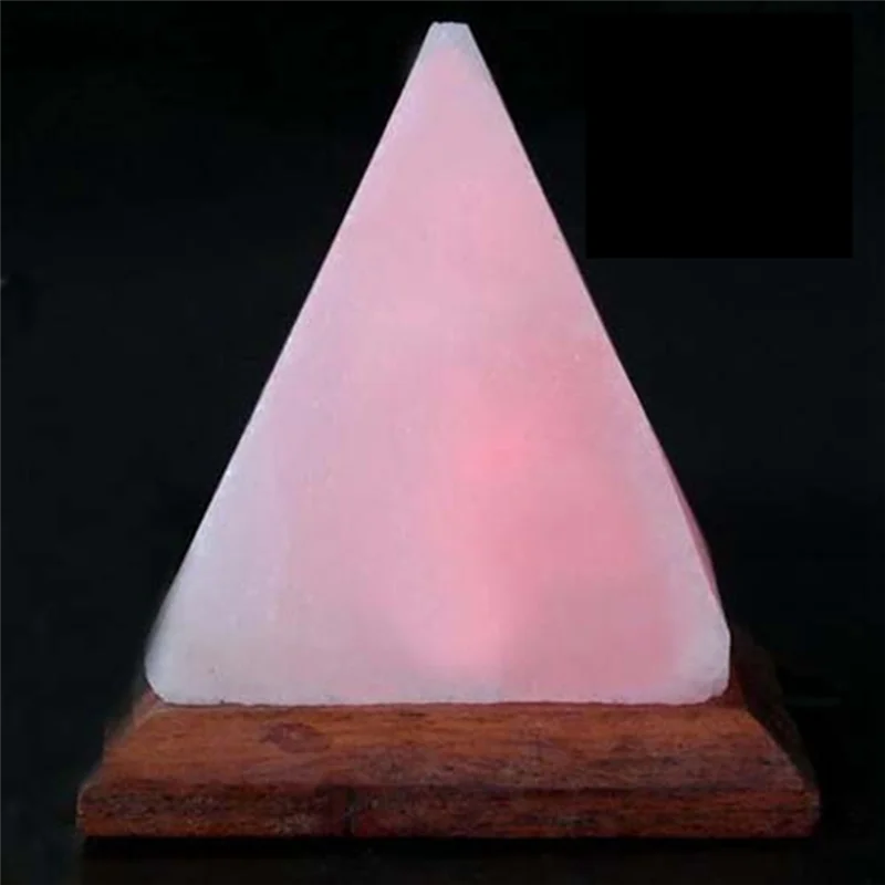 Himalayas Crystal Salt Lamp USB Led Pyramid Salt Crystal Lamp Crystal Lampa dekoracyjna Atmosphere Atmosphere Lamp