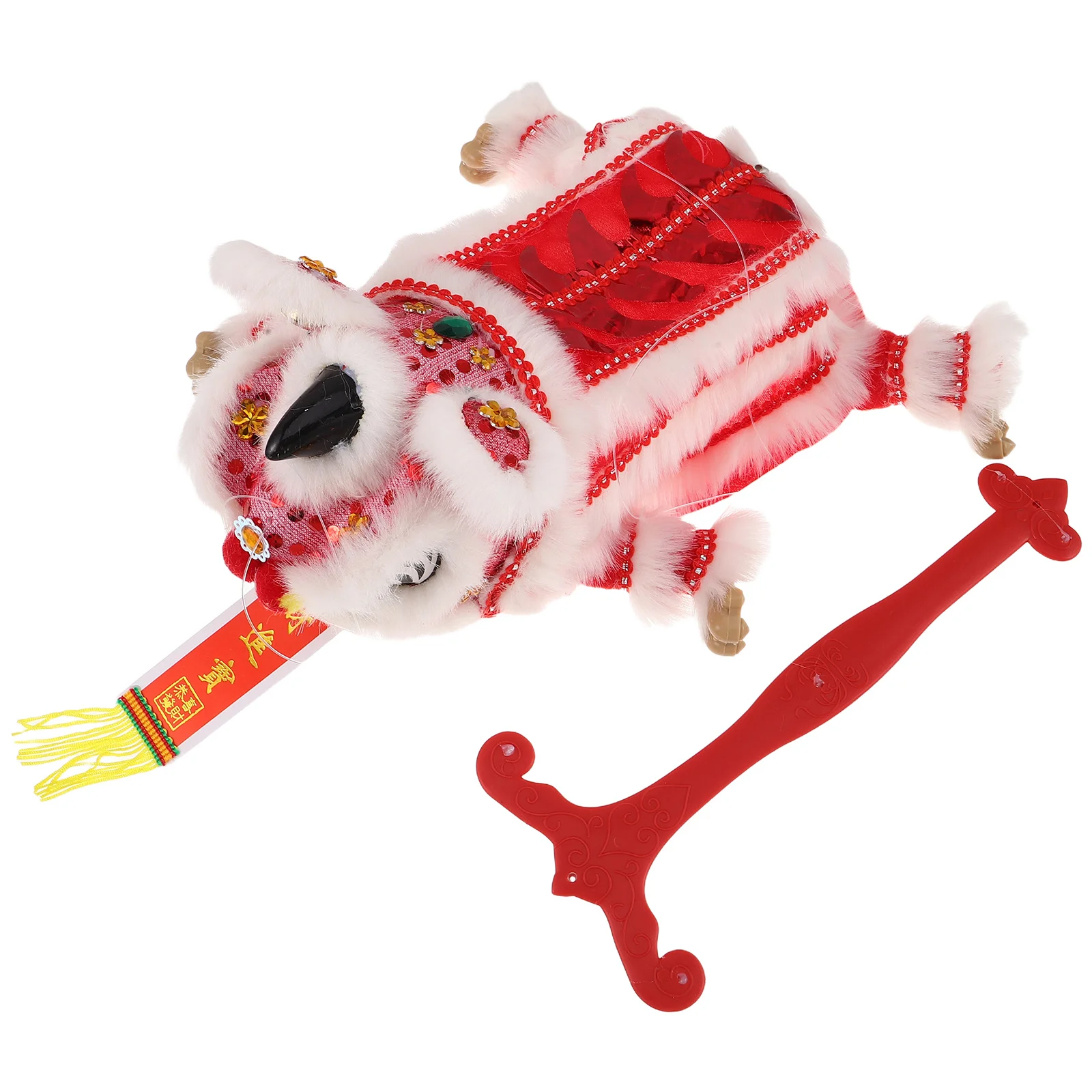 

Lion String Puppet: Traditional Hand String Marionette For Kids Chinese New Year Festival Cultural Performance Interactive