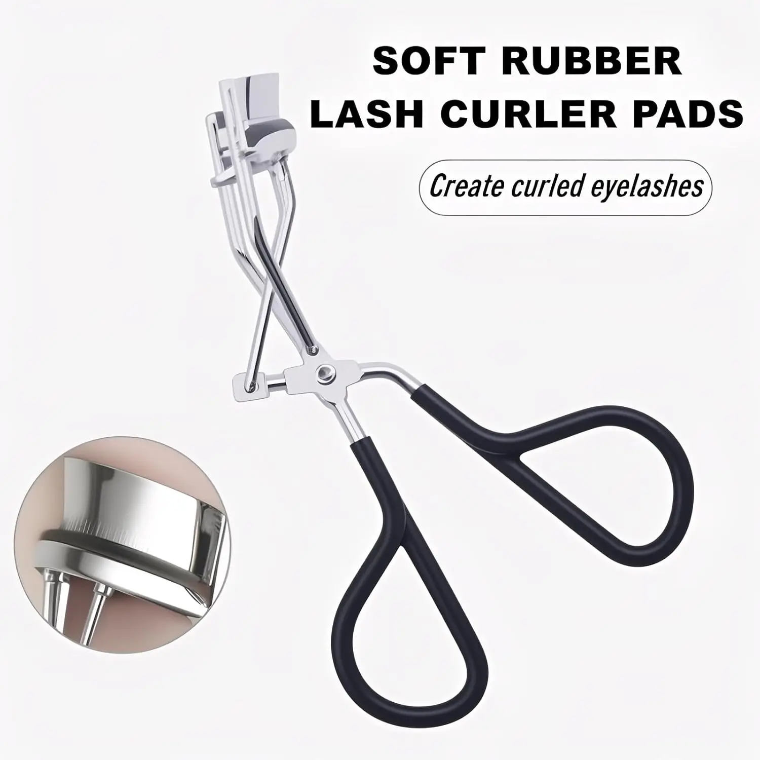 80PCS Eyelash Curler Refills - High Elasticity Silicone Pads for Tweezerman, Latex-Free & Hypoallergenic Replacement - view 5
