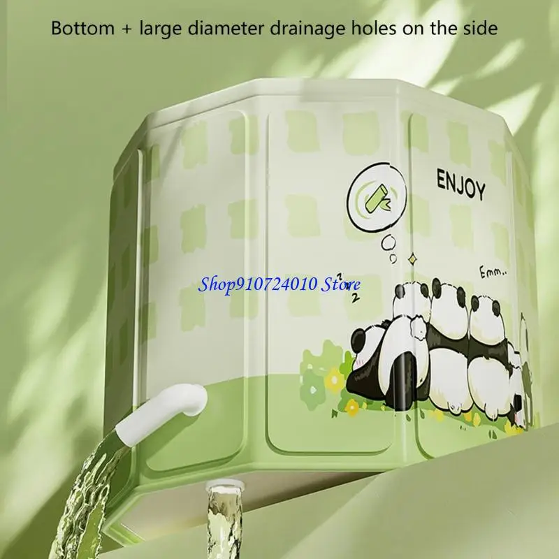 77HD Beberapa Fungsional Mandi Lentur Anak Bangunan PVC Penyimpanan Padat