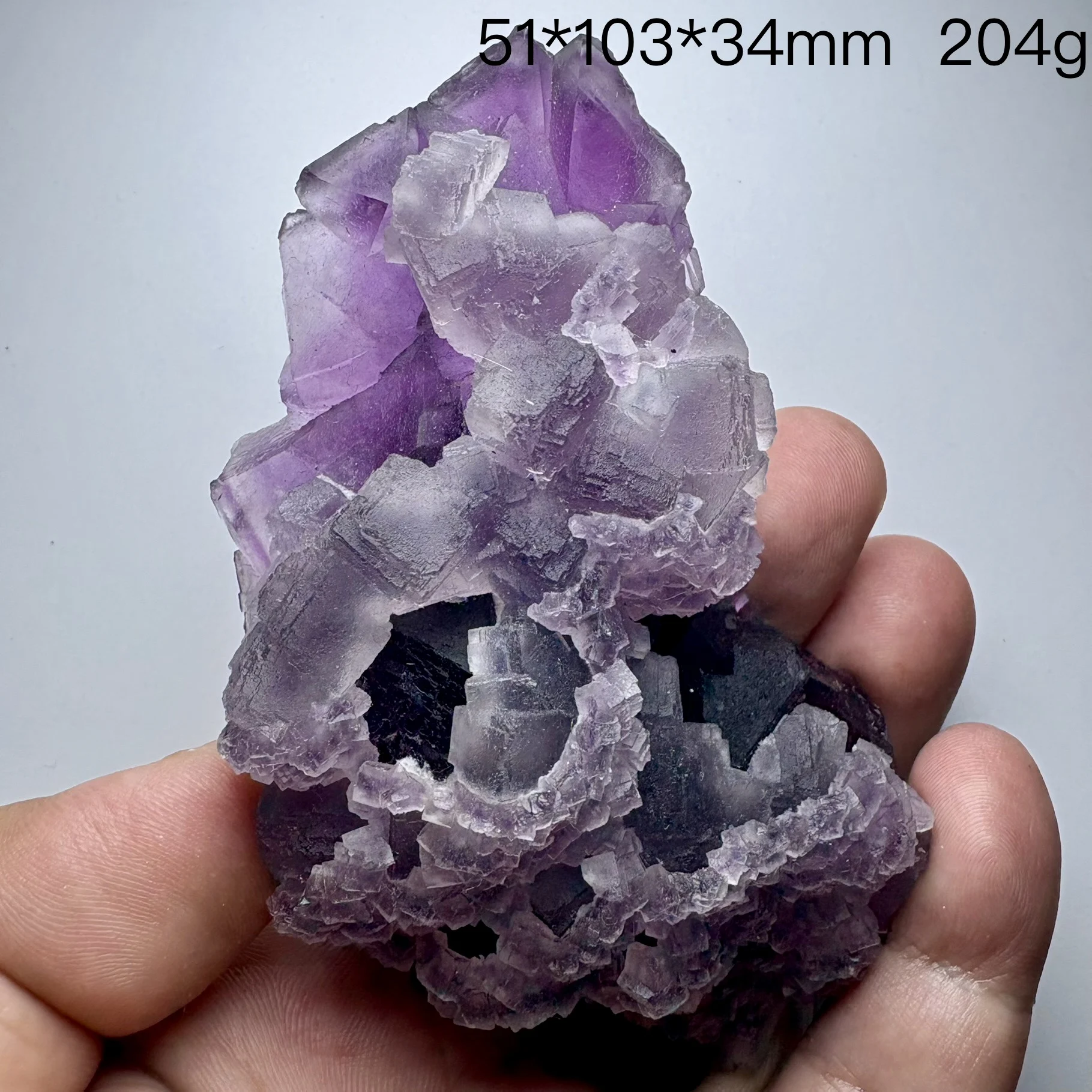 Natural stone, Zhejiang fluorite secondary crystallization, crystal mineral specimens, fluorite clusters, quartz clusters, raw s