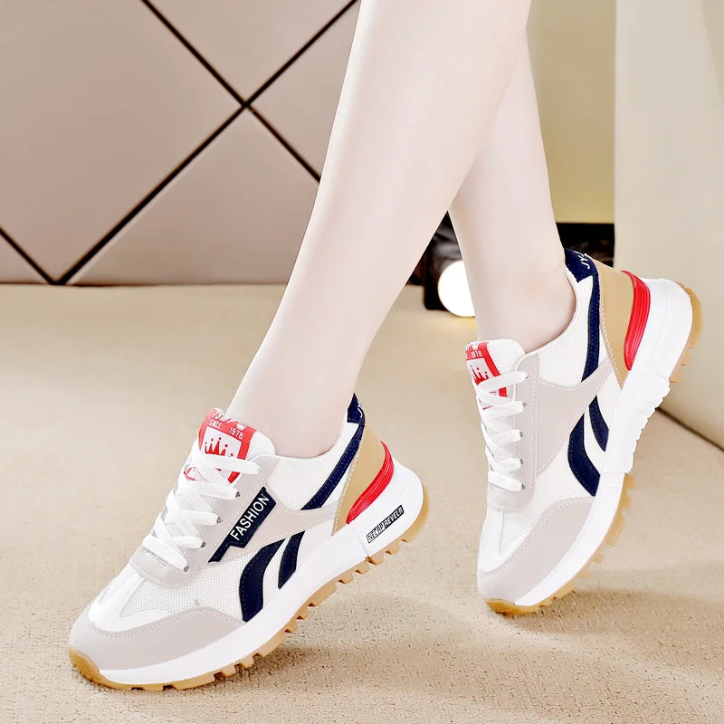 Belle scarpe da ginnastica da donna estive per scarpe da ginnastica sportive con plateau da donna scarpe da ginnastica casual da donna Sneakers da