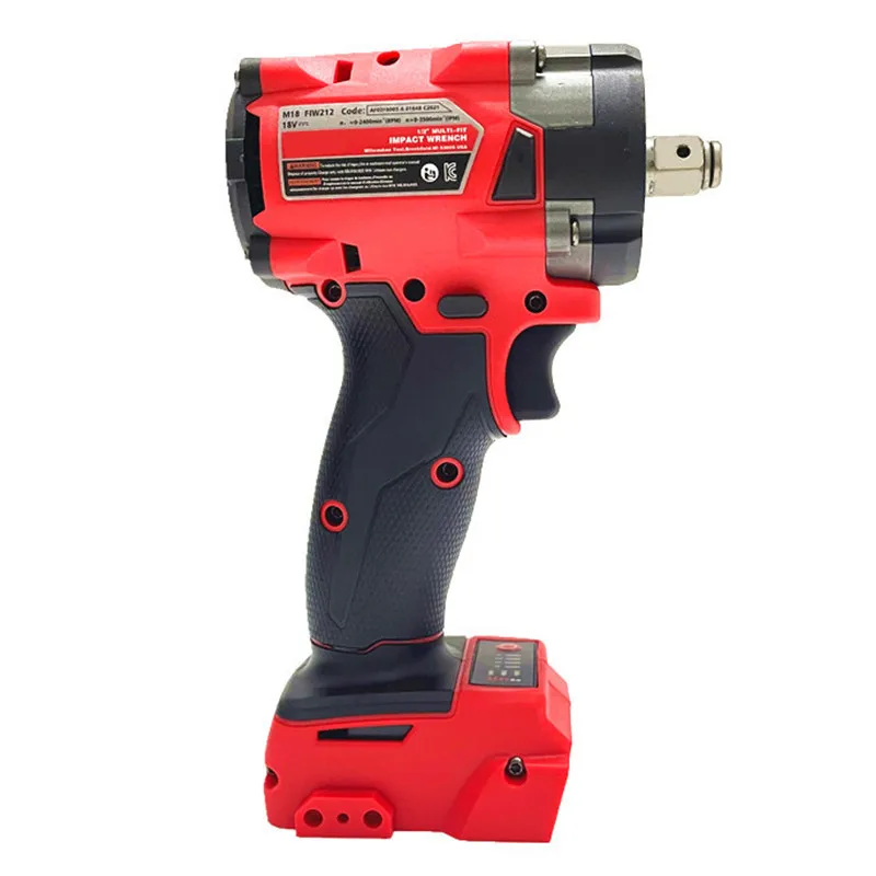 Electric Cordless Wrench Brushless Screwdriver Compatible For Milwaukee M18 Battery Drill Service Tool Car Truck Repair