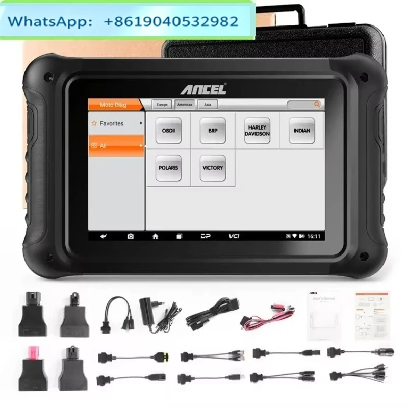 ANCEL MT700 motorcycle full system diagnostic tool, read code, clear code, read data stream
