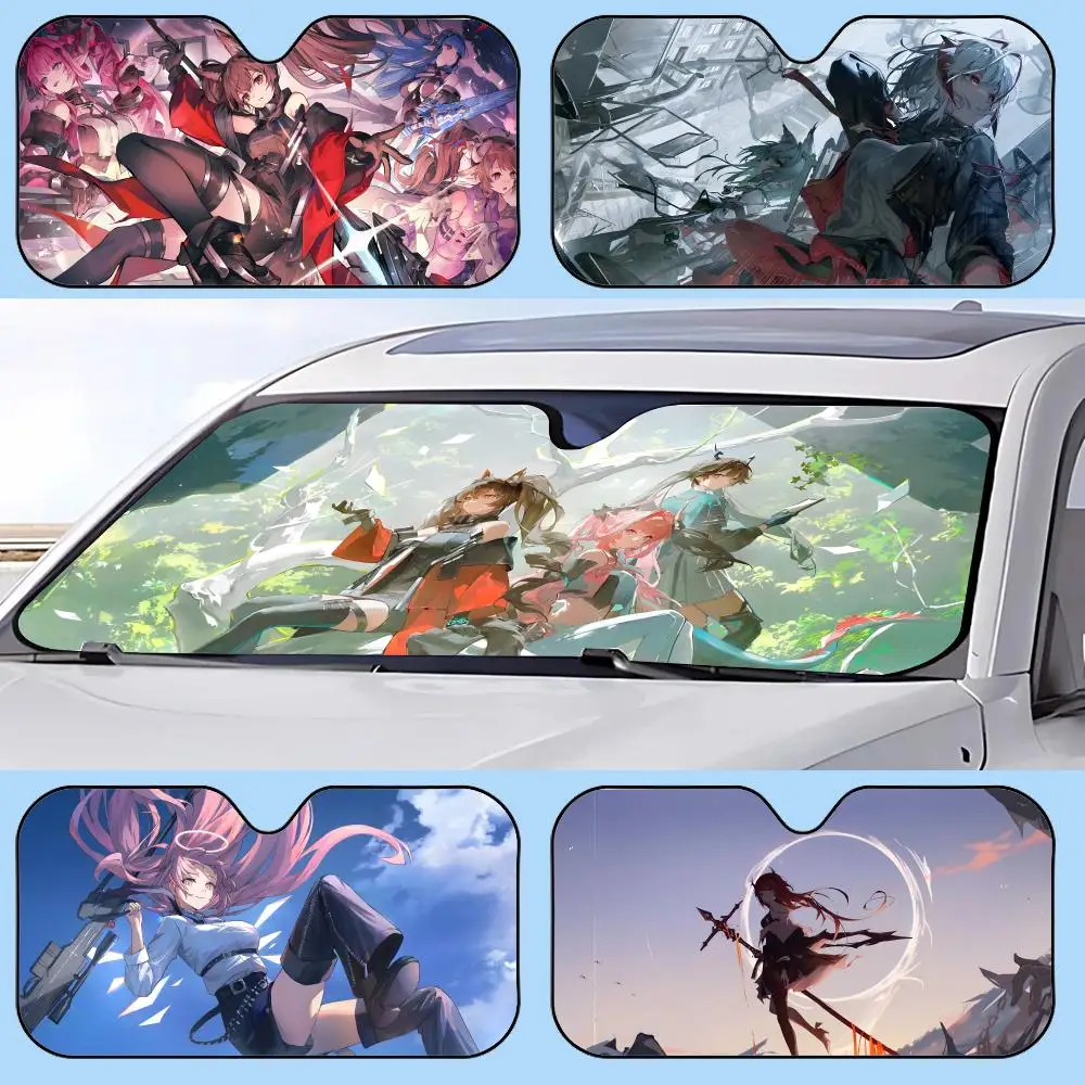 

Arknights Sun Visor Retractable Car Sun Visor Anti-Glare UV Protection Front Window Sunshade