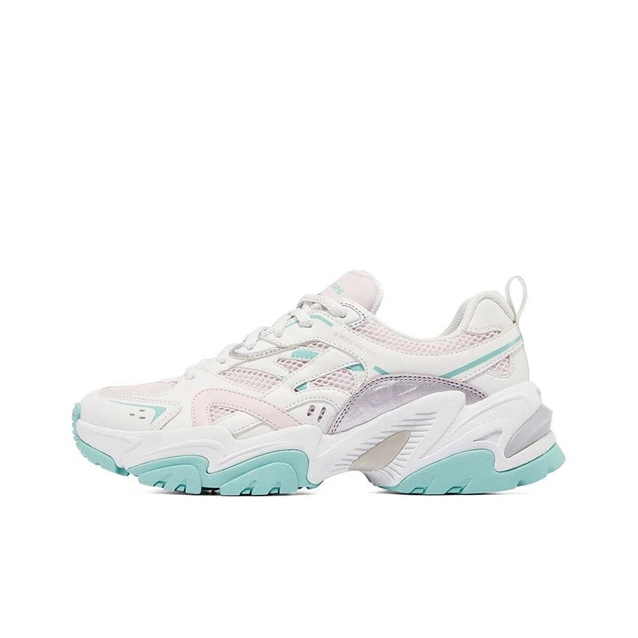 Skechers Stamina V2 Chunky Sneakers Women's Low Top White/Blue 149514-WMLT