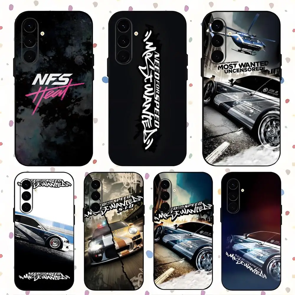 Image of Coole Notwendigkeit für S-Speed Game Handyhülle für Samsung Galaxy S25 S24 S23 S22 S21 S20 Plus Ultra Note20 Soft Black