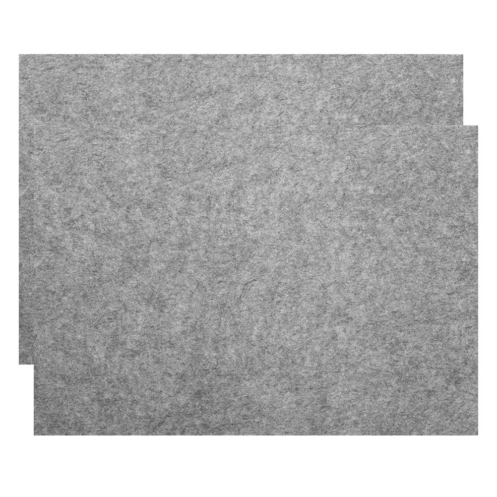 

2 Pcs Calligraphy Pad Felt Mat 40x60cm Grey Practical Desk Paper Exercise Smooth Writing Surface Protect Desktop Student