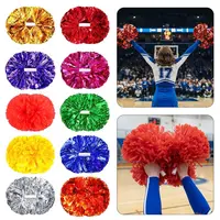 30cm*37cm Flower Ball Multicolors PET Cheerleading Pom Poms Colorful Come On Props Sports Match Vocal Ball Cheerleading